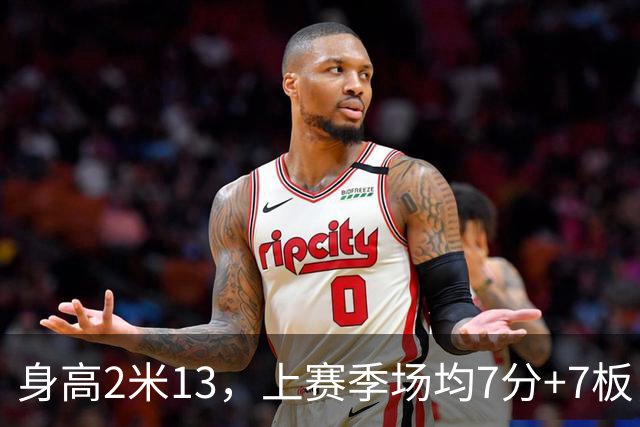 身高2米13，上赛季场均7分+7板，湖人内线终于来新人了！